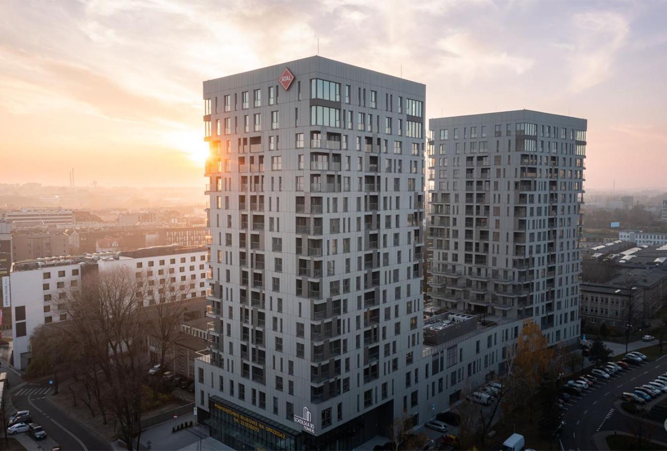 Kairos Apartments - Tower Premium - Silownia, Sauna, Scisle Centrum Katowice Bagian luar foto